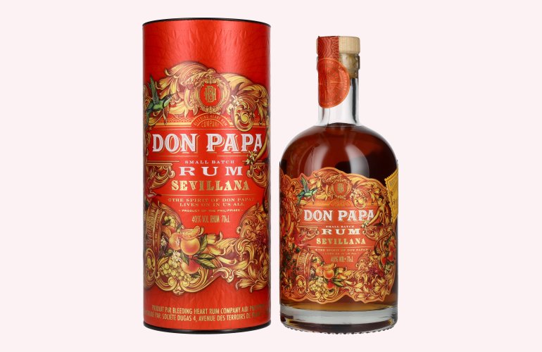 Don Papa Rum Sevillana 40% Vol. 0,7l in Geschenkbox