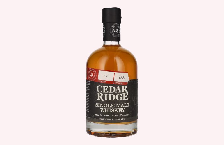 Cedar Ridge SINGLE MALT WHISKEY 40% Vol. 0,7l