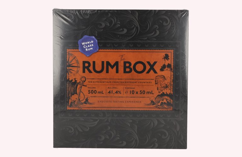 The Rum Box 41,4% Vol. 10x0,05l in geschenkverpakking