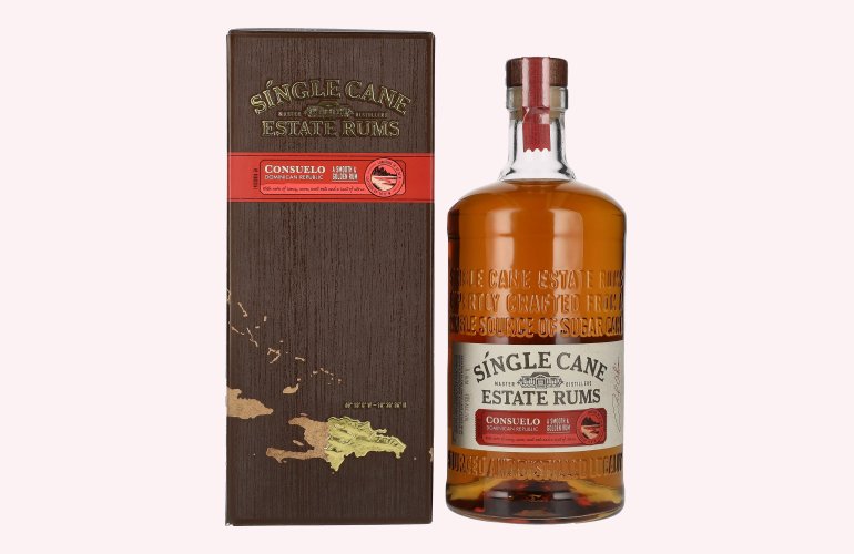 Single Cane Estate Rums CONSUELO 40% Vol. 1l in geschenkverpakking