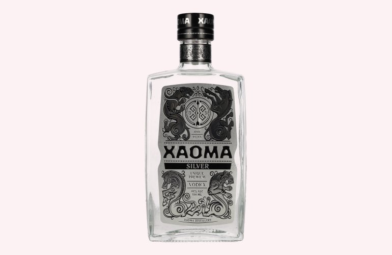 XAOMA Silver Premium Vodka 40% Vol. 0,5l