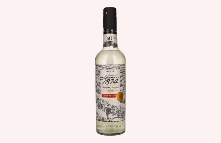 Historia de Leyenda 1874 Reposado 100% de Agave Azul 38% Vol. 0,7l