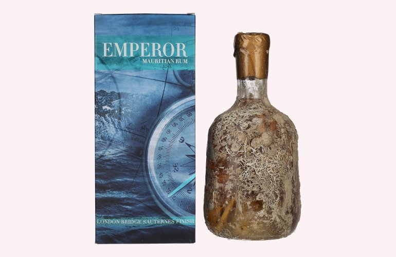 Emperor Mauritian Rum DEEP BLUE London Bridge Sauternes Finish 40% Vol. 0,7l in geschenkverpakking