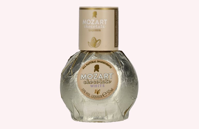 Mozart White Chocolate Vanilla Cream 15% Vol. 0,05l