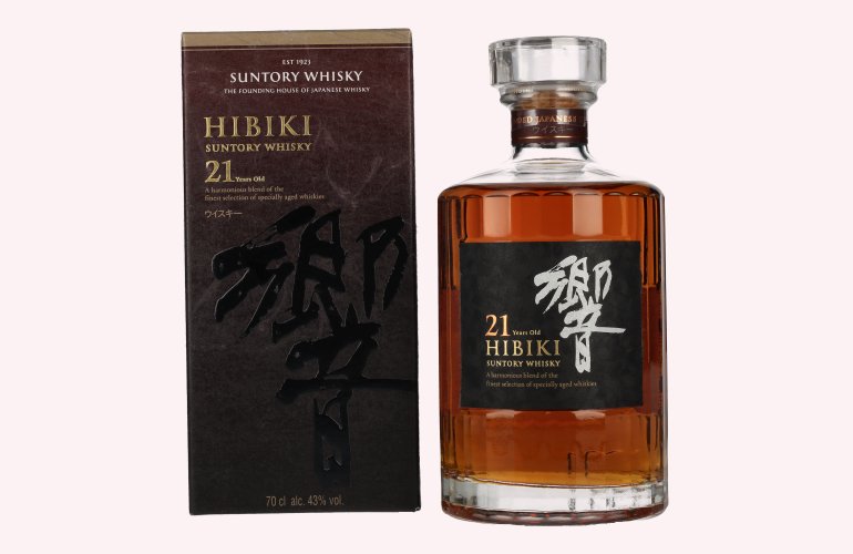 Suntory Hibiki 21 Years Old Blended Japanese Whisky 43% Vol. 0,7l en boîte cadeau