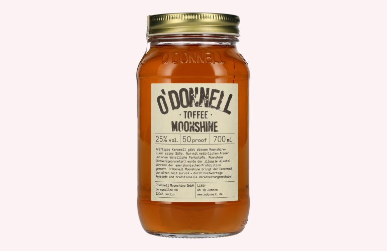 O'Donnell Moonshine TOFFEE Likör 25% Vol. 0,7l