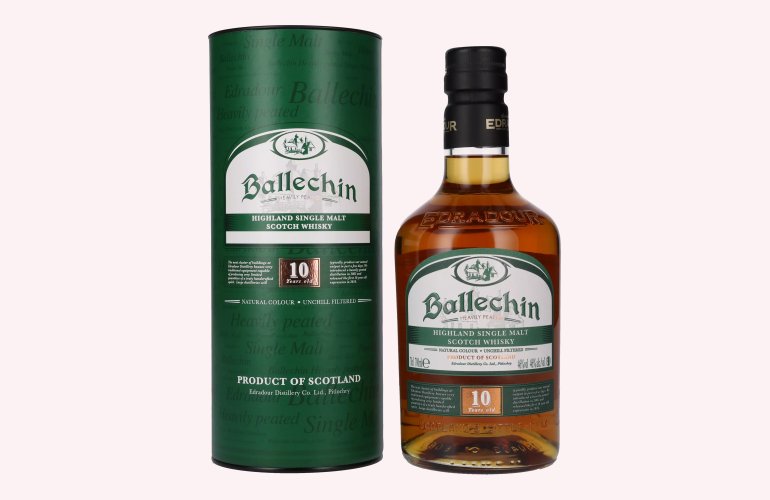 Edradour Ballechin 10 Years Old Highland Single Malt 46% Vol. 0,7l en boîte cadeau