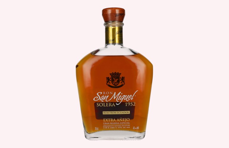 Ron San Miguel Solera 1952 Extra Añejo 43% Vol. 0,7l