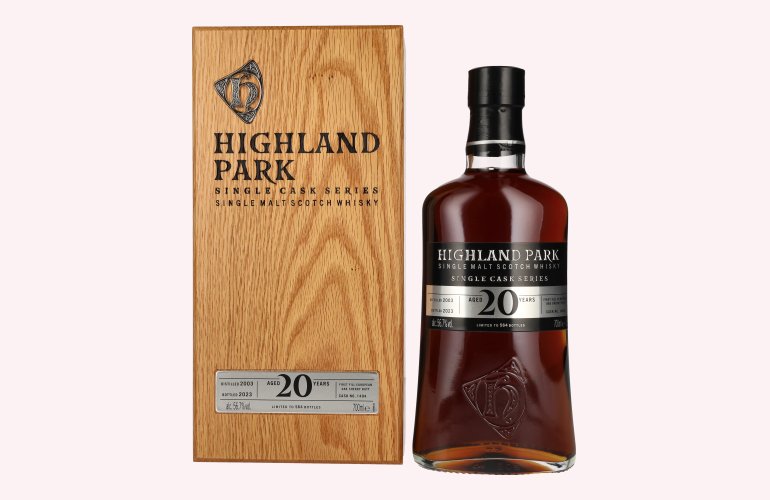 Highland Park 20 Years Old Single Cask Series Single Malt Whisky 56,7% Vol. 0,7l in Holzkiste