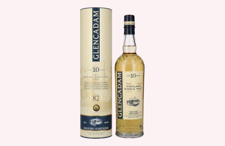 Glencadam 10 Years Old Highland Single Malt Scotch Whisky 46% Vol. 0,7l in geschenkverpakking