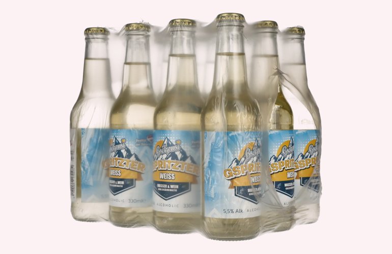 Gschpusi gspritzter weiss 5,5% Vol. 12x0,33l