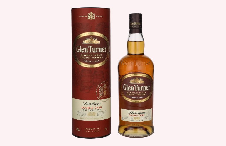 Glen Turner Heritage DOUBLE CASK Port Cask Finish 40% Vol. 0,7l in geschenkverpakking