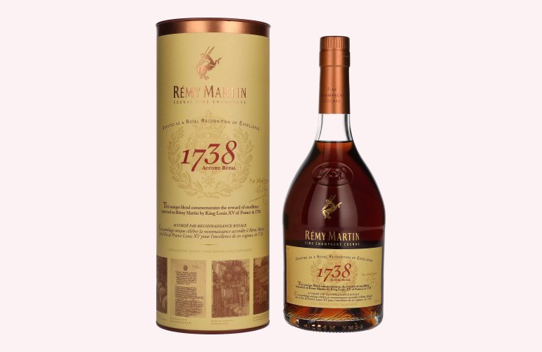 Rémy Martin 1738 ACCORD ROYAL Cognac Fine Champagne 40% Vol. 0,7l en boîte cadeau