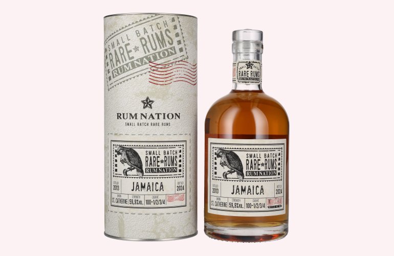 Rum Nation Rare Rum JAMAICA 2017/2024 59,9% Vol. 0,7l in Geschenkbox