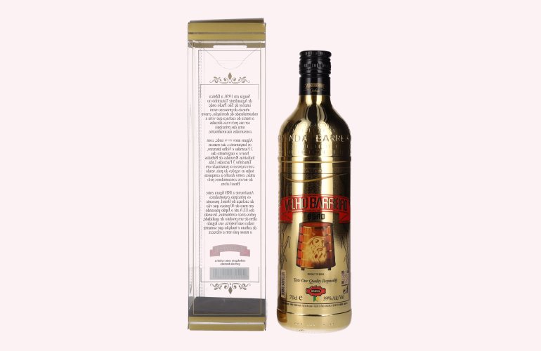 Velho Barreiro OURO Cachaça 39% Vol. 0,7l en boîte cadeau