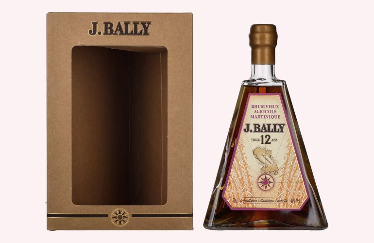 J. Bally Rhum Vieux Agricole Martinique 12 Ans D'Âge 45% Vol. 0,7l in geschenkverpakking