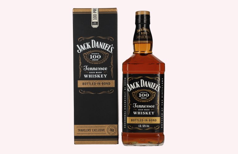 Jack Daniel's BOTTLED-IN-BOND Tennessee Sour Mash Whiskey 50% Vol. 1l en boîte cadeau