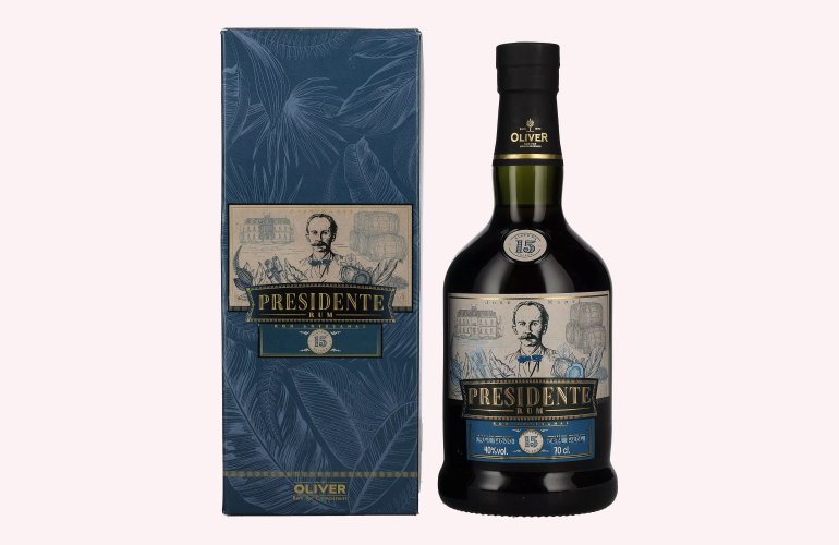 Presidente 15 Sistema Solera Rum 40% Vol. 0,7l en boîte cadeau