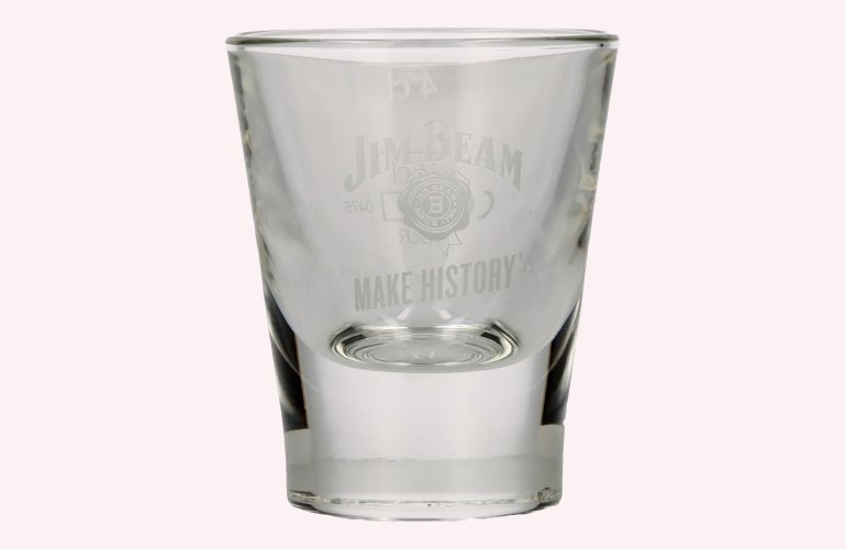 Jim Beam Make History Shotglas avec étalonnage 2 cl/4 cl