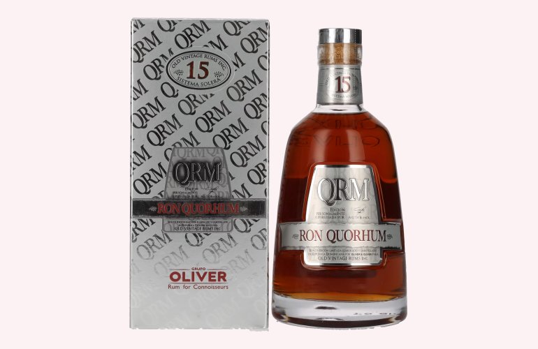 Ron Quorhum 15 Sistema Solera 40% Vol. 0,7l en boîte cadeau