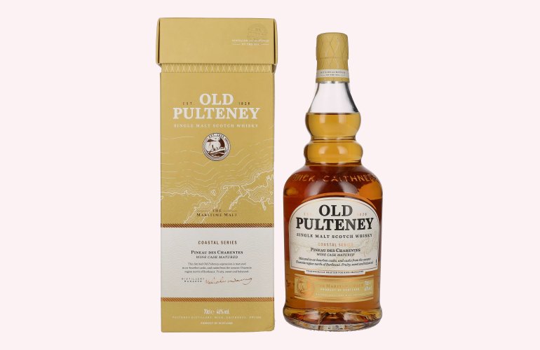 Old Pulteney Coastal Series PINEAU DES CHARENTES 46% Vol. 0,7l en boîte cadeau