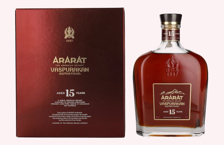 Ararat Vaspurakan 15 Years Old 40% Vol. 0,7l en boîte cadeau