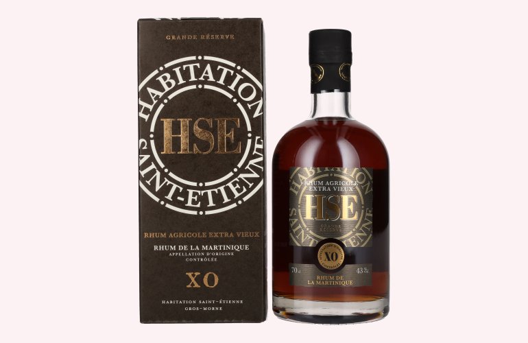 HSE Rhum Extra Vieux XO Grande Reserve 43% Vol. 0,7l in geschenkverpakking