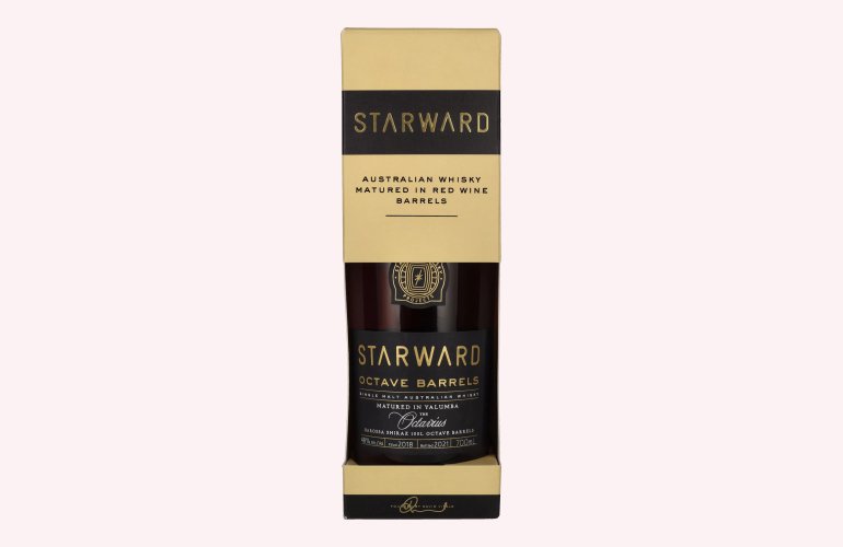 Starward OCTAVE BARRELS Single Malt Australian Whisky 2018 48% Vol. 0,7l in geschenkverpakking