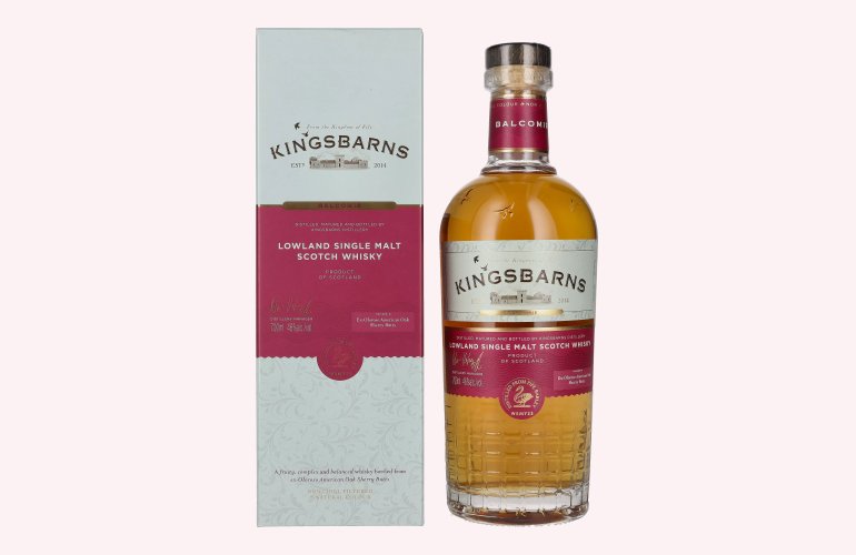 Kingsbarns BALCOMIE Lowland Single Malt Scotch Whisky 46% Vol. 0,7l in geschenkverpakking