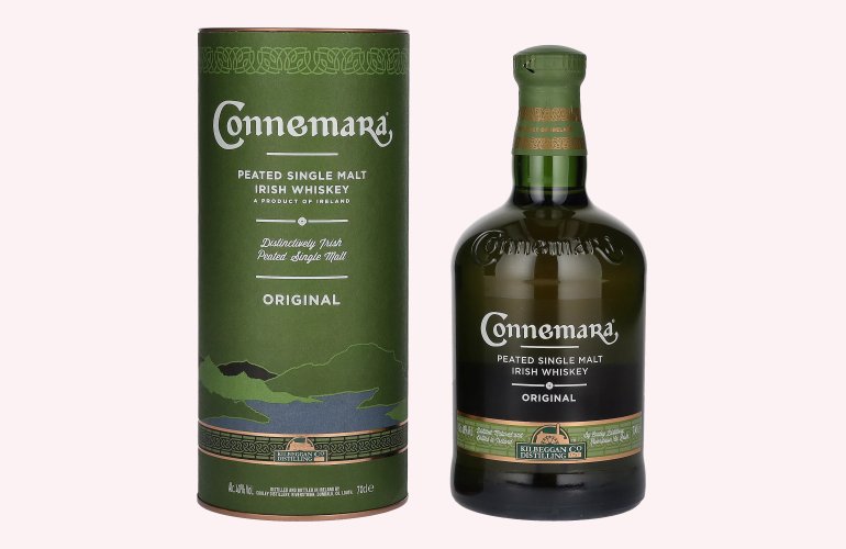 Connemara ORIGINAL Peated Single Malt Irish Whiskey 40% Vol. 0,7l in geschenkverpakking