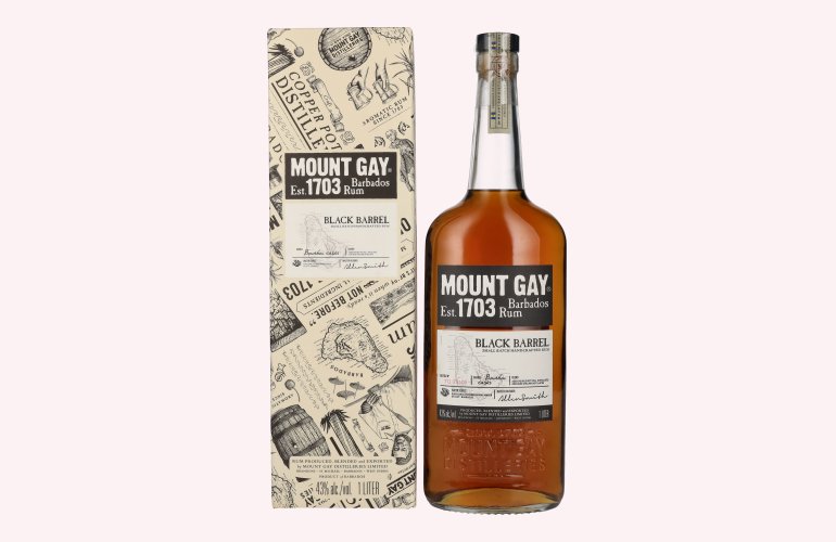 Mount Gay 1703 BLACK BARREL Barbados Rum 43% Vol. 1l in Geschenkbox