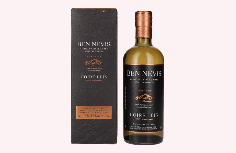 MacDonald's Ben Nevis COIRE LEIS Highland Single Malt 46% Vol. 0,7l in geschenkverpakking