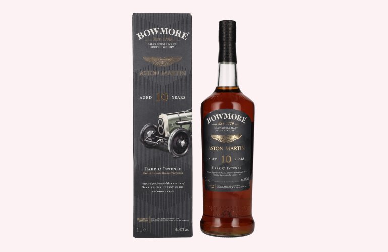 Bowmore 10 Years Old ASTON MARTIN Dark & Intense 40% Vol. 1l en boîte cadeau