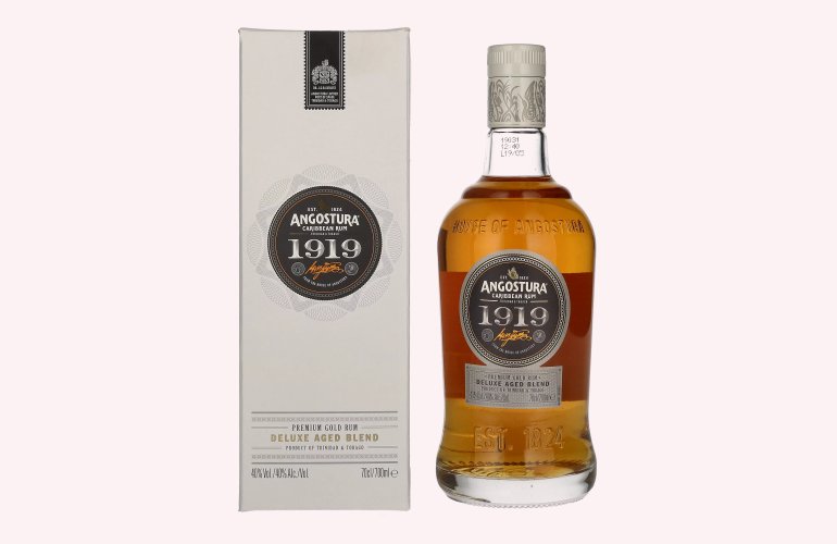 Angostura 1919 Premium Gold Rum Deluxe Aged Blend 40% Vol. 0,7l en boîte cadeau