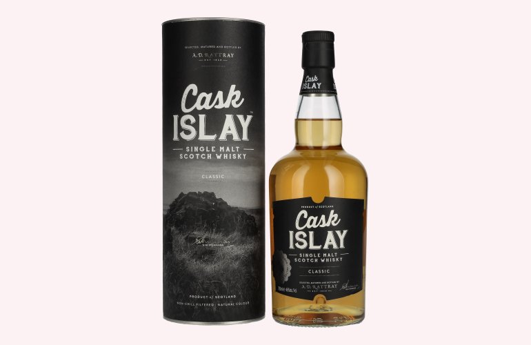 A.D. Rattray Cask ISLAY Single Malt Scotch Whisky 46% Vol. 0,7l in Geschenkbox