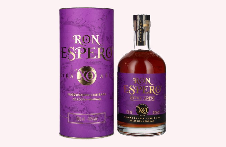 Ron Espero Extra Añejo XO 40% Vol. 0,7l in geschenkverpakking