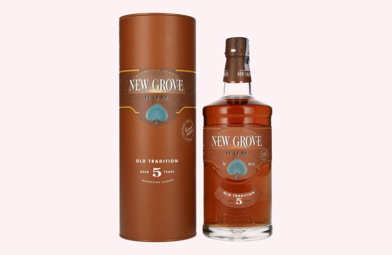 New Grove OLD TRADITION 5 Years Old Mauritius Island Rum 40% Vol. 0,7l in geschenkverpakking