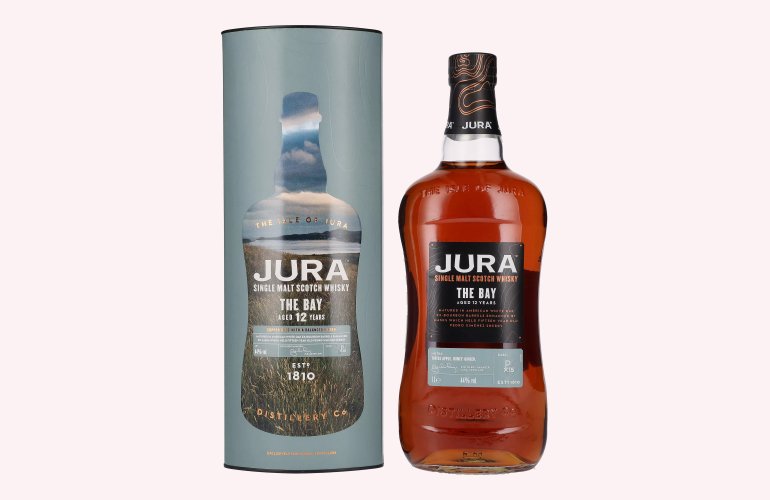 Jura THE BAY 12 Years Old Single Malt Scotch Whisky 44% Vol. 1l in geschenkverpakking