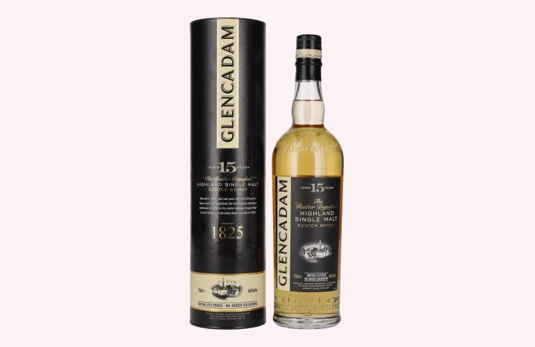 Glencadam 15 Years Old Highland Single Malt Scotch Whisky 46% Vol. 0,7l in geschenkverpakking