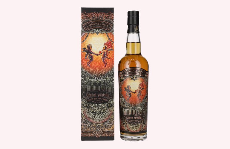 Compass Box FLAMING HEART Blended Malt Limited Edition 2022 48,9% Vol. 0,7l in geschenkverpakking