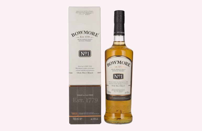 Bowmore N°1 MALT Islay Single Malt 40% Vol. 0,7l en boîte cadeau