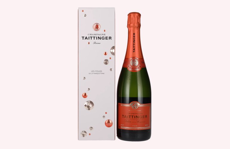 Taittinger Champagne Folies de la Marquetterie Brut 12,5% Vol. 0,75l in geschenkverpakking