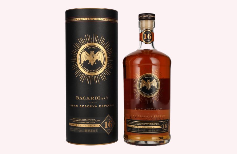 Bacardi 16 Years Old Gran Reserva Especial Limited Edition 45% Vol. 1l in Geschenkbox