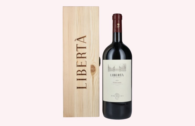 Collazzi LIBERTÀ Toscana IGT 2021 13,5% Vol. 1,5l in Holzkiste