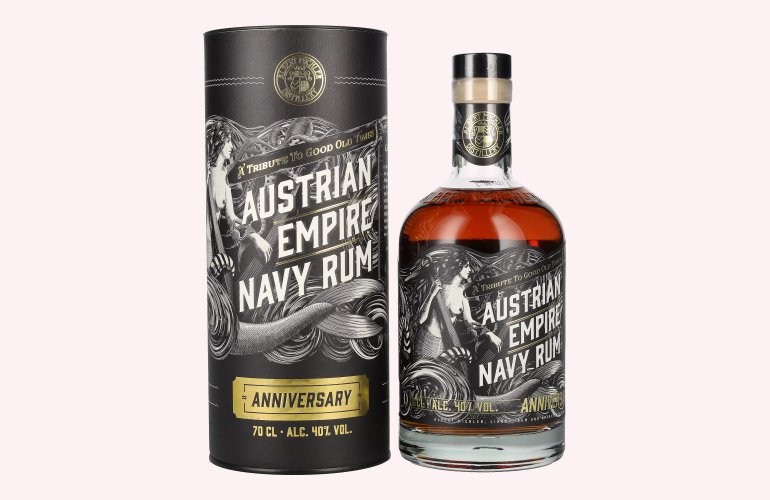 Austrian Empire Navy Rum ANNIVERSARY 40% Vol. 0,7l en boîte cadeau