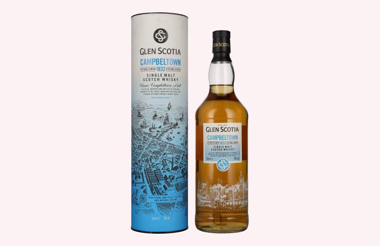 Glen Scotia Campbeltown 1832 Single Malt 46% Vol. 1l in geschenkverpakking