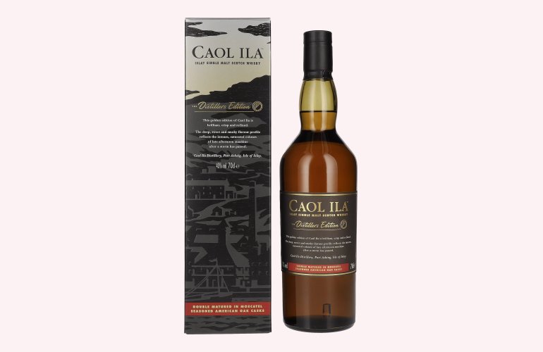 Caol Ila The Distillers Edition Double Matured 2022 43% Vol. 0,7l en boîte cadeau