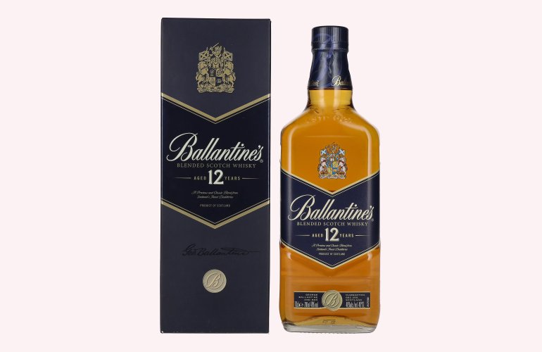 Ballantine's 12 Years Old Blended Scotch Whisky 40% Vol. 0,7l in geschenkverpakking