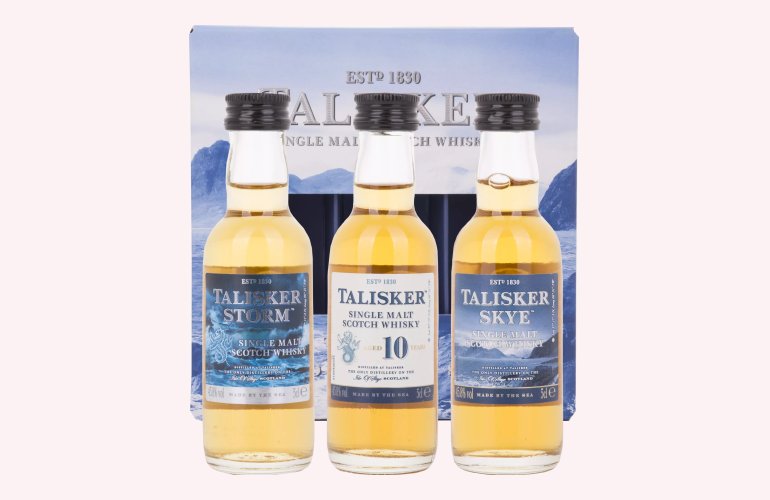 Talisker The Collection Made By The Sea Single Malt Scotch Whisky 45,8% Vol. 3x0,05l in Geschenkbox