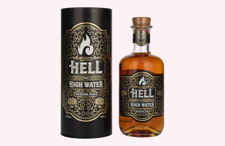 Come Hell or High Water RESERVA Rum 40% Vol. 0,7l in geschenkverpakking